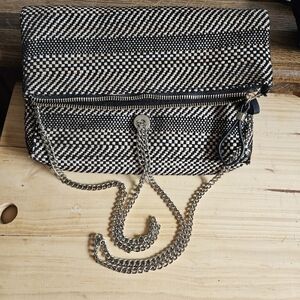 Vintage 70s In Every Story... Loom Weaved Envelope Crossbody Bag